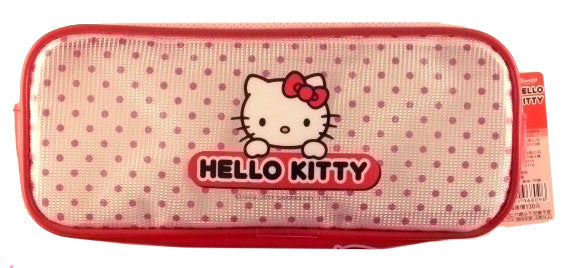 Kitty Hello Pencil Case Multi-Purpose Pouch 1 Random Color + Cheese Tissue