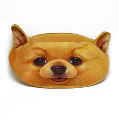 Friendly Doggo Fuzzy Pencil Case / Bag
