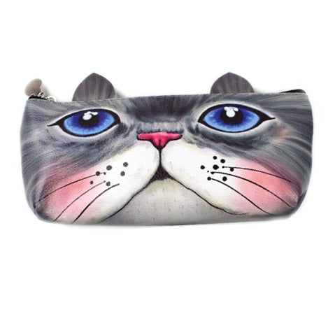 Sad Cat Pencil Case / Bag
