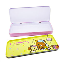 San-X : Rilakkuma Pencil Tin with Removable Tray! Vintage 2011