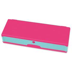Mind Wave : Pink & Minty Blue Double-sided Pencil case