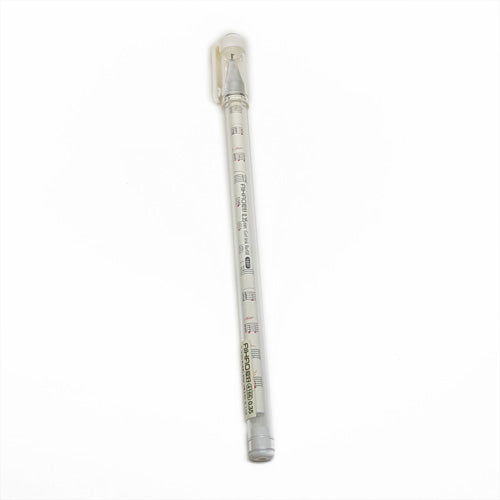 Music Concert gel ink pen - black ink! (white tube)