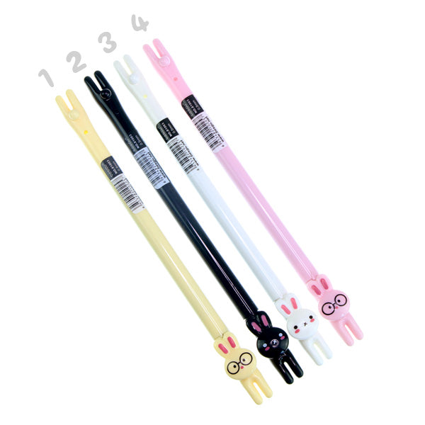 Cute Bunny Gel Ink Pen x1 (black ink!) Choose 1x