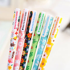 Set of 6 Coloured Gel ink Pen - 6 different ink colours!