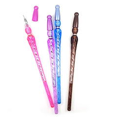 Lovely Decorative Gel Ink Pen x 1 (Black ink) Random Design!