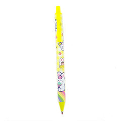 Cute Rabbit Gel Ink Pen (yellow barrell) Black Ink!