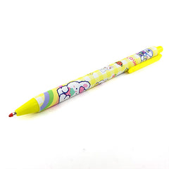 Cute Rabbit Gel Ink Pen (yellow barrell) Black Ink!