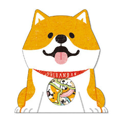 Mindwave : Shibanban Dog Sticker Sack! Japanese Cotton Paper Stickers - 30 Pcs