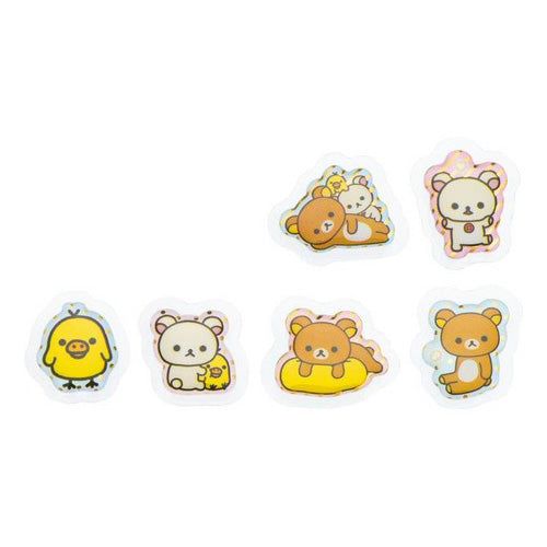 San-X : Rilakkuma Drop Seal Bits Sticker Sack