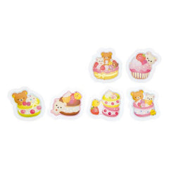 San-X : Rilakkuma and Sweets Drop Seal Bits Sticker Sack