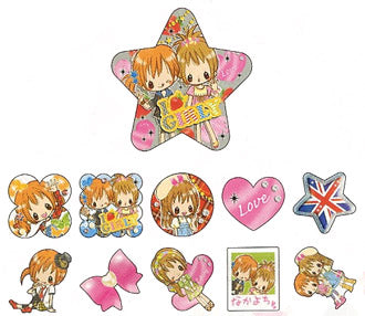 Crux : Girly Fashion Sticker sack!