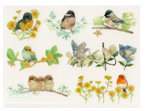 Birds and Blossoms Sticker Sheet