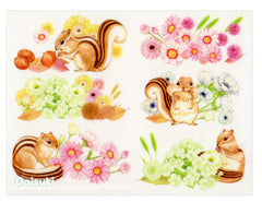 San-X : Cute Sentimental Circus Planner Stickers! Washi Tape material - Vintage 2015!