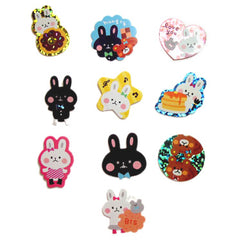 Sticker flakes - #002 - set of 10 Harapeco Usagi