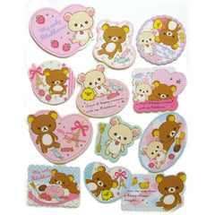 Sticker flakes - #008 - set of 12 My Only Rilakkuma