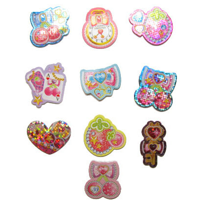 Sticker flakes - #018 - set of 10 Princess Sweets