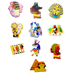 Sticker flakes - #021 - set of 10 I Love Egypt