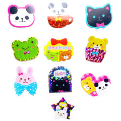 Sticker flakes - #026 - set of 10 Animarsh Mallow