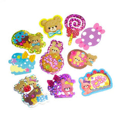 Sticker flakes - #028 - set of 10 Cutie Sweets