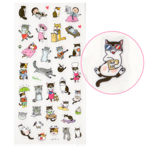 Cats Life sticker sheet #3