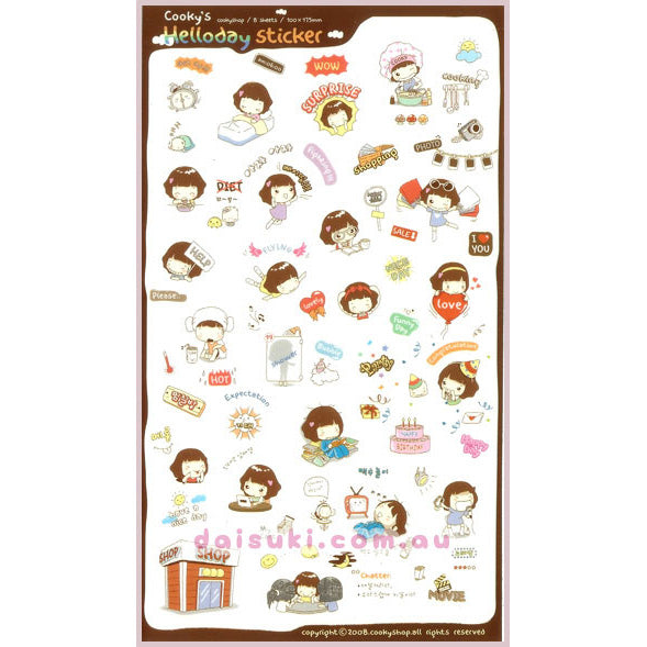 Kawaii sticker sheet - Ver.2.2