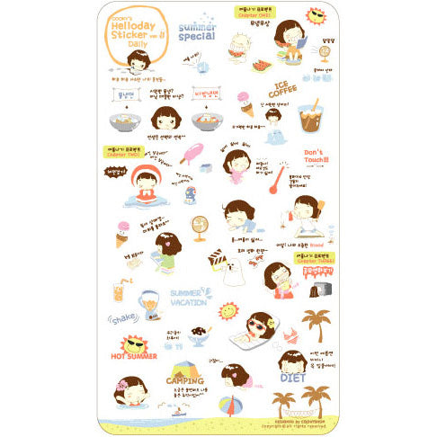 Kawaii sticker sheet - Ver.2.4