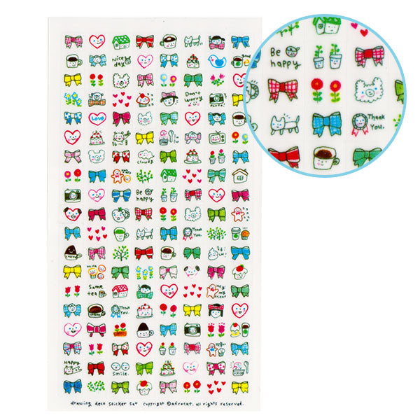 Drawing Deco Sticker Sheet #02 (Great Planner Decoration Stickers ...