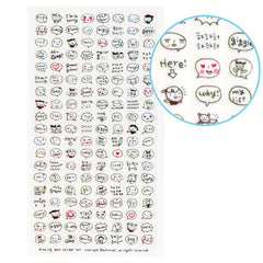 Drawing Deco Sticker Sheet #04 (Great Planner Decoration Stickers!)