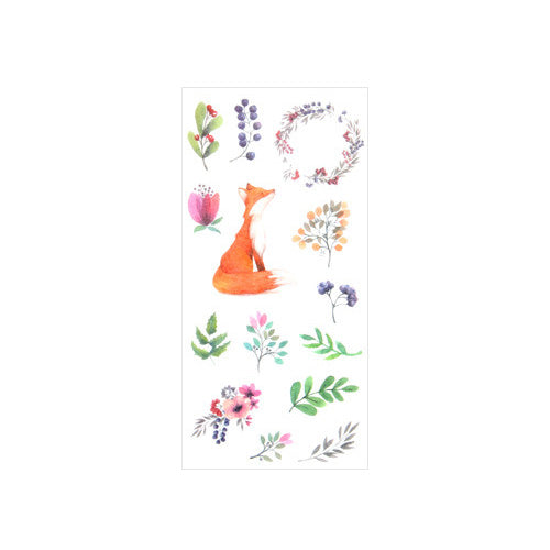 Copy of Blissful Bloom Washi Sticker Sheet! #2 (Like Washi tape paper!)