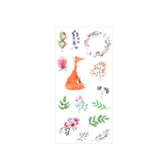 Copy of Blissful Bloom Washi Sticker Sheet! #2 (Like Washi tape paper!)