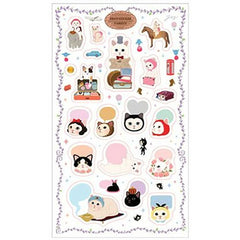 Choo Choo Cats Sticker Sheet #03 (Paper Stickers)