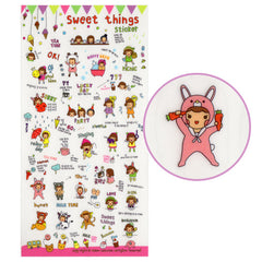 Cute Dress Ups Sticker Sheet #005