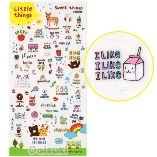 Sweet Things Kawaii sticker sheet #5