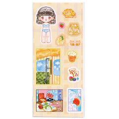 Cute Dress Ups Sticker Sheet #002