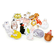 Set of 15 Party Animals Loose Stickers
