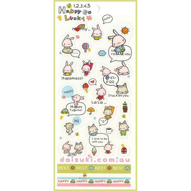 Kawaii Animals sticker sheet!