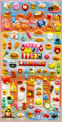 Kamio : O-Matsuri Neko puffy Stickers!