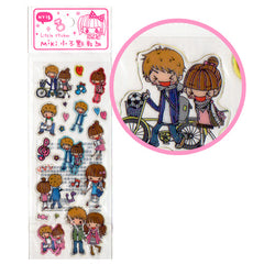 Miki in Love - cute Sheet of Stickers! 