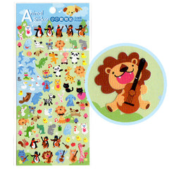 Funny Musical Animals stickers sheet!