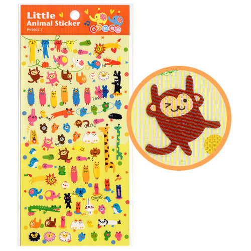 Funny Acrobat Animals stickers sheet!