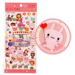 Cute Animal Parade stickers sheet!