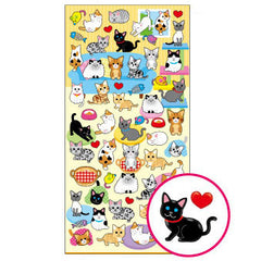 Mindwave : Happy Kitties Puffy Stickers!