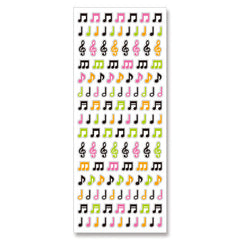 Mindwave : Neon Music Notes micro Stickers!