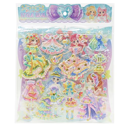 Crux : Deluxe Puffy Dress-Ups Sticker Sheets x 2 - Eternity Princess!