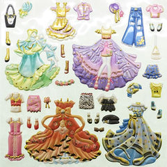 Crux : Deluxe Puffy Dress-Ups Sticker Sheets x 2 - Fashion Closet