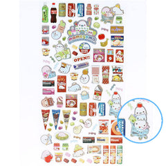 San-X : Mamegoma Supermarket Sticker Sheet!