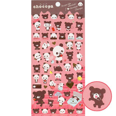 San-X : Chocopa Panda Sticker Sheet! Vintage 2011