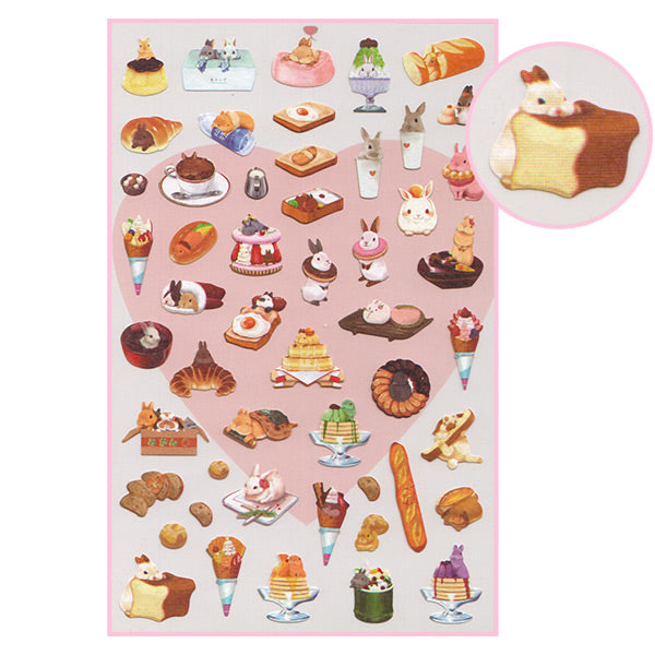 Cute Bakery Bunnies Sticker Sheet!
