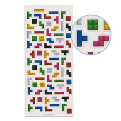 Tetris Blocks Style Sticker Sheet