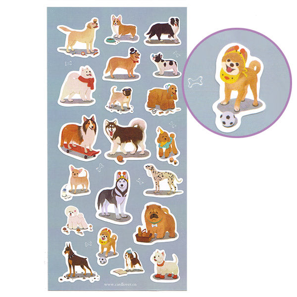 Talented Dogs Stickers Sheet!